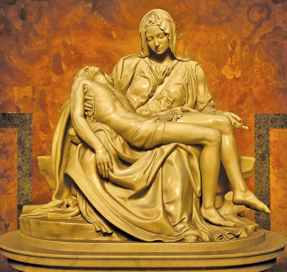 Pietà de Michelangelo na Basílica de S. Pedro