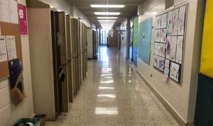 Empty school hallway-Milenio Stadium-GTA