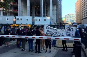 Eviction Protest Toronto-Milenio Stadium-GTA