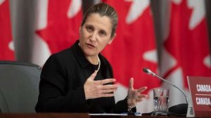 Freeland to replace Morneau as Trudeau's finance minister-Milenio Stadium-Canada