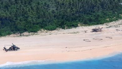Giant SOS on Pacific island leads-photcapa-mundo-mileniostadium