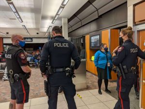 Police in the Airport-Milenio Stadium-Canada