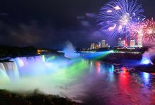 O festival de luzes em Niagara Falls-niagarafalls-mileniostadium