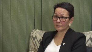 Nunavut Justice Minister Jeannie Ehaloak-Milenio Stadium-Canada