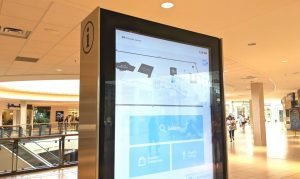 This directory in Chinook Centre mall in south Calgary uses facial recognition technology-Milenio Stadium-Canada