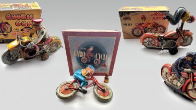 The evolution of tin toy motorcycles-toronto-mileniostadium