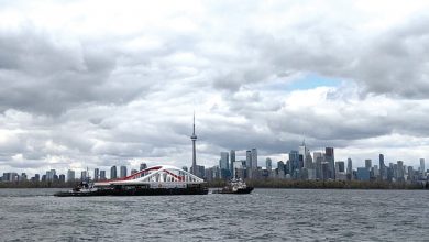 Toronto tem nova ponte em Port Lands-toronto-mileniosatdium