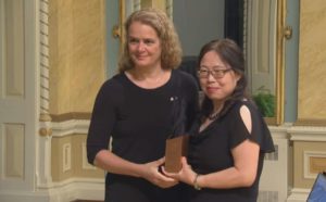 Qiu was given a Governor General's award in 2018-Milenio Stadium-Canada