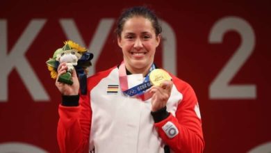 Canada's Maude Charron wins Olympic weightlifting gold-Milenio Stadium-Canada