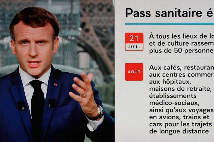 Passe sanitário em França será obrigatório em bares, restaurantes e transportes - milenio stadium - mundo