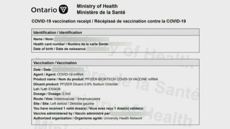 Few likely to forge vaccine certificates, medical exemptions, Ontario says, but expert says it's easy-Milenio Stadium-Ontario