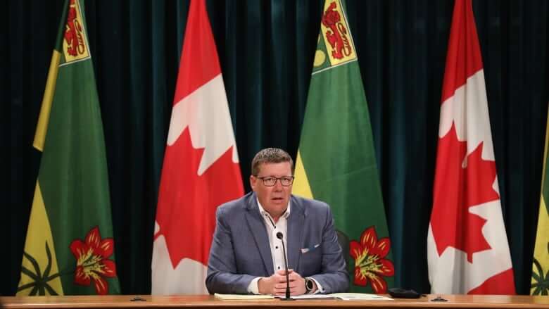 Sask. Premier Moe announces mandatory masking and proof of vaccination policies-Milenio Stadium-Canada