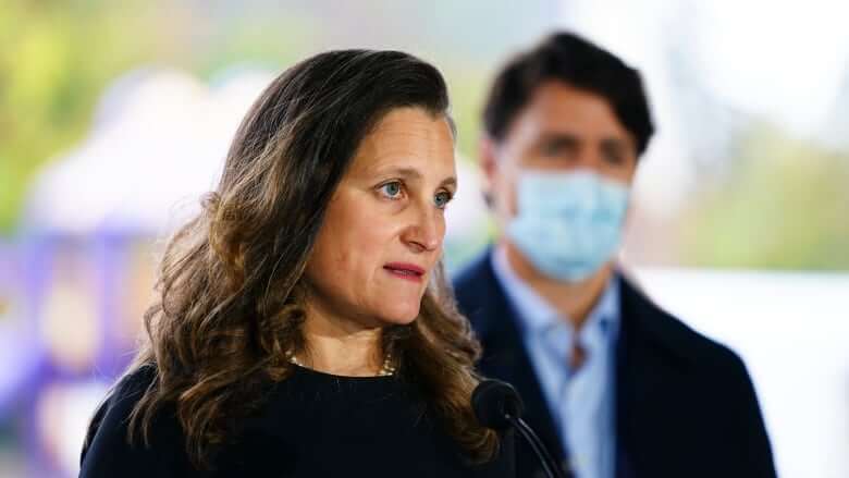 Government to spend $7.4B transitioning to new pandemic support programs-Freeland-Milenio Stadium-Canada
