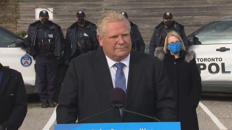 Ford government promises $75M over next 3 years to fight gun, gang violence in campaign-style announcement-Milenio Stadium-Ontario