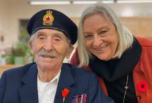 Oldest living veteran in Canada honoured at 110 years old-Milenio Stadium-Canada