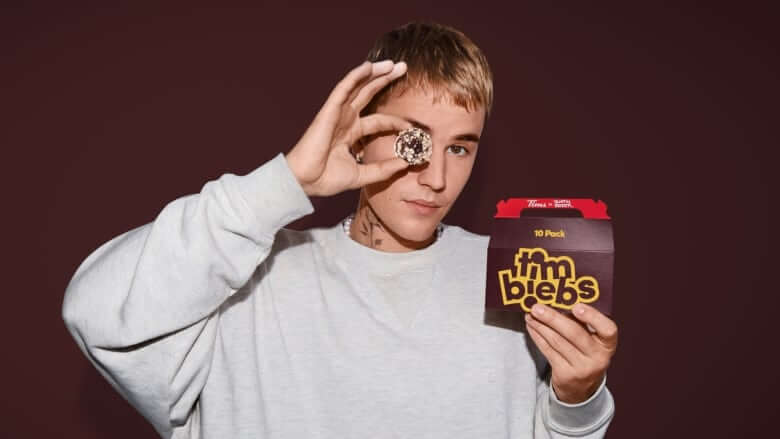 Tim Hortons teams up with Justin Bieber to launch Timbit flavours called 'Timbiebs'-Milenio Stadium-Canada