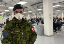 How the Canadian Armed Forces are helping speed up 3rd dose vaccination in Quebec-Milenio Stadium-Canada