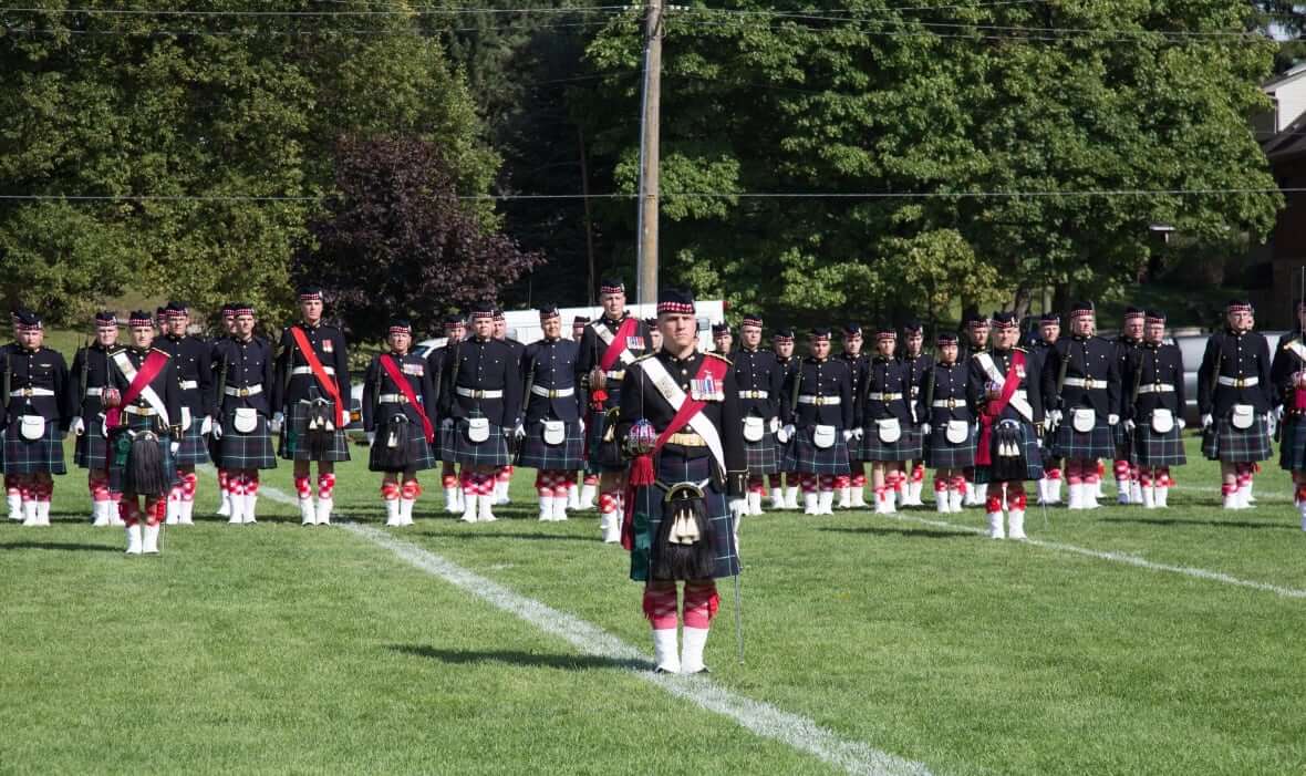 The Royal Highland Fusiliers of Canada-Milenio Stadium-Canada