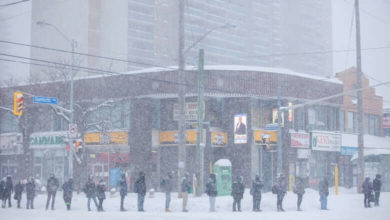Up to 10 more cm of snow expected in Toronto Monday as city continues to clear roads-Milenio Stadium-Ontario