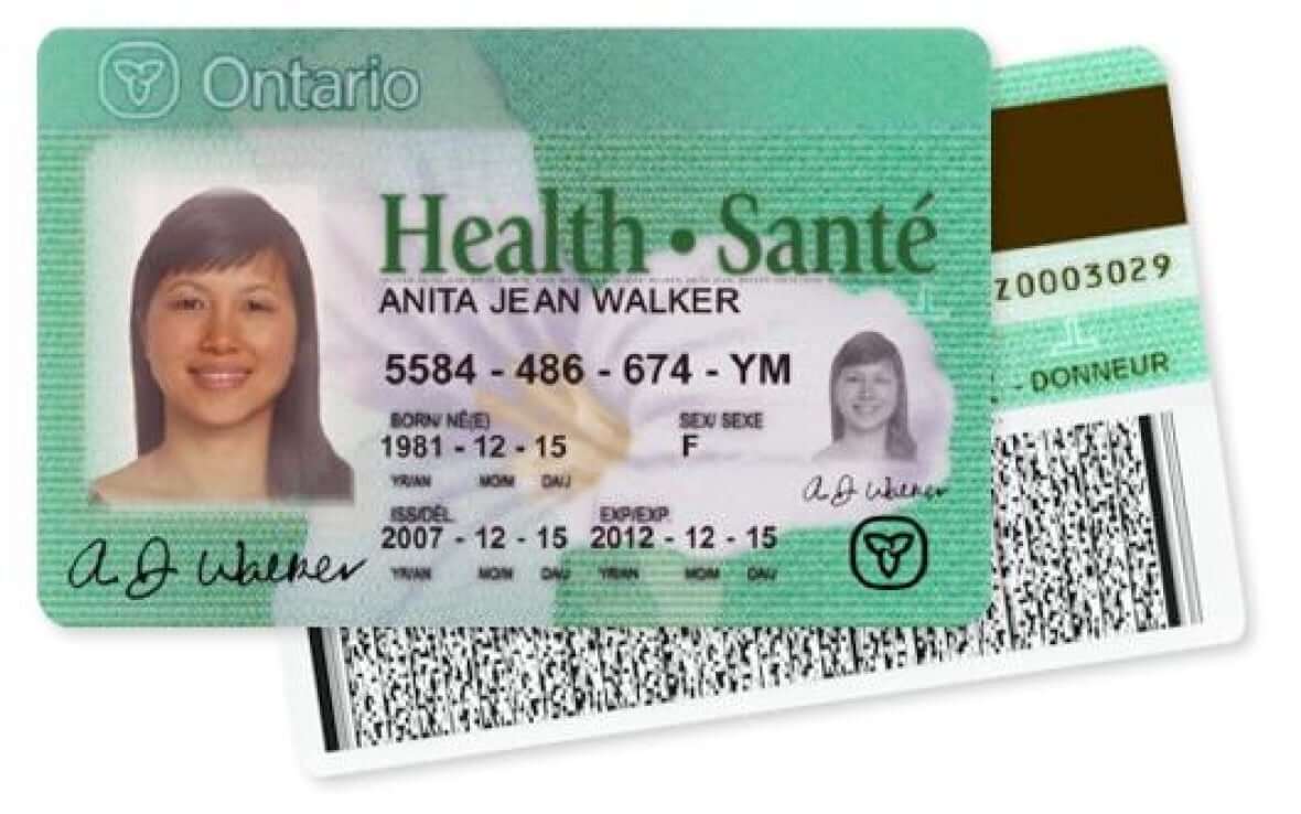 Ontario Health Card-Milenio Stadium-Ontario