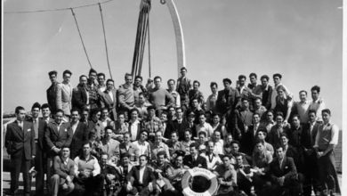 DR-Primeiro grupo de portugueses que desembarcaram em Halifax a 13 de maio de 1953 - milenio stadium - 2022-04-29