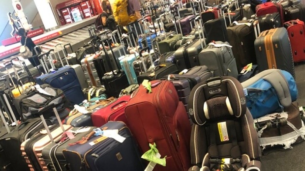 Pearson Airport acumula bagagem perdida-Milénio Stadium-GTA