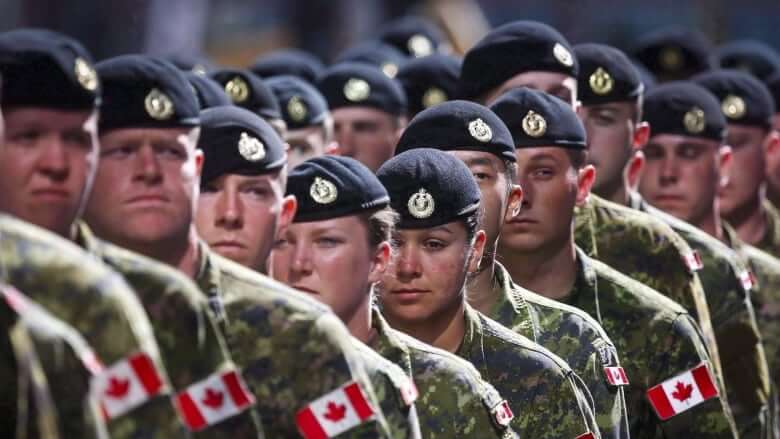 Cabelo pintado e tatuagens desportivas faciais permitidas nas novas regras de vestuário militar canadiano-Milénio Stadium-Canadá
