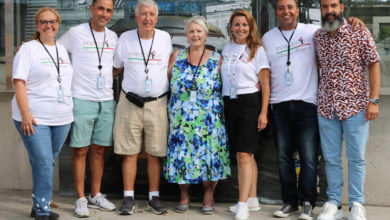 Membros da organização do Portugalo - Carmo Monteiro - milenio stadium
