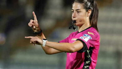 Referee Maria Sole Ferrieri Caputi - milenio stadium
