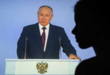 Russian President Vladimir Putin addresses Federal Assembly