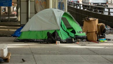 homeless-tent-toronto - milenio stadium