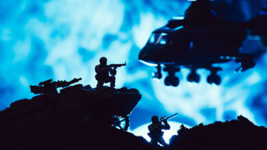 scene-of-battle-with-toy-warriors-tank-and-helico-2023-11-27-04-53-55-utc